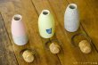 画像7: 大園篤志　塩壺　ピンクと墨貫入／イエローに瑠璃／墨貫入 (7)
