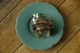 画像: 大園篤志　輪花皿　八　小　グリーン【アソート作品】