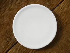 画像: 大園篤志　エスプレッソソーサー　白【アソート作品】