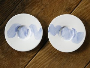 画像: 大園篤志　豆リム皿　絵付