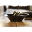 画像2: 大園篤志　スープ皿　鉄黒【アソート作品】 (2)