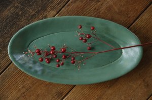画像: 大園篤志　オーバル　グリーン【アソート作品】