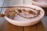 画像: 大園篤志　6寸浅平鉢　ピンク【アソート作品】