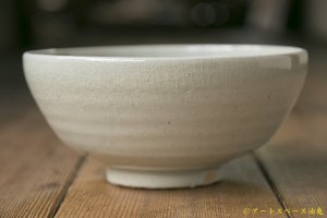 画像: 四海大　白瓷五寸鉢