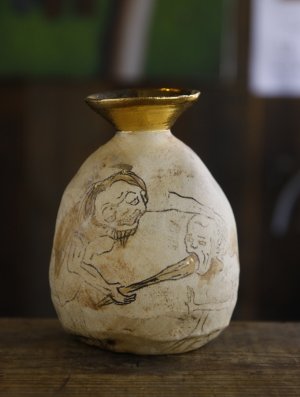 画像: 田川亞希　花器餓鬼