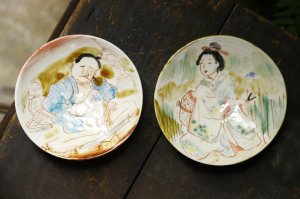 画像: 田川亞希　浮世絵皿