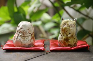 画像: 田川亞希　手のり　布袋／ふくろう