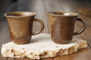 画像: 高力芳照　備前マグカップ