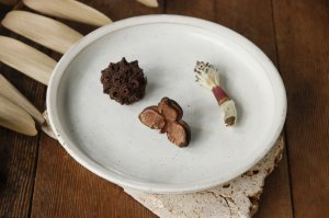 画像: 八木橋昇　粉引きマット　7寸広皿【アソート作品】