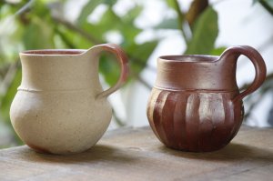 画像: 山村富貴子　備前　マグカップ