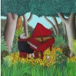 画像2: 吉行鮎子　絵本「あかいピアノ」＜初回特典サイン入り＞【レターパック対応商品】 (2)