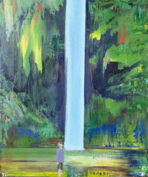 画像: 吉行鮎子「waterfall」