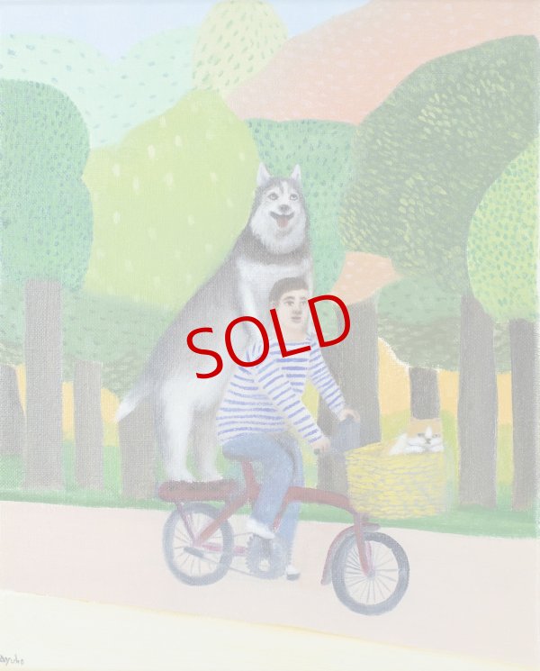 画像1: 吉行鮎子「Cycling」 (1)