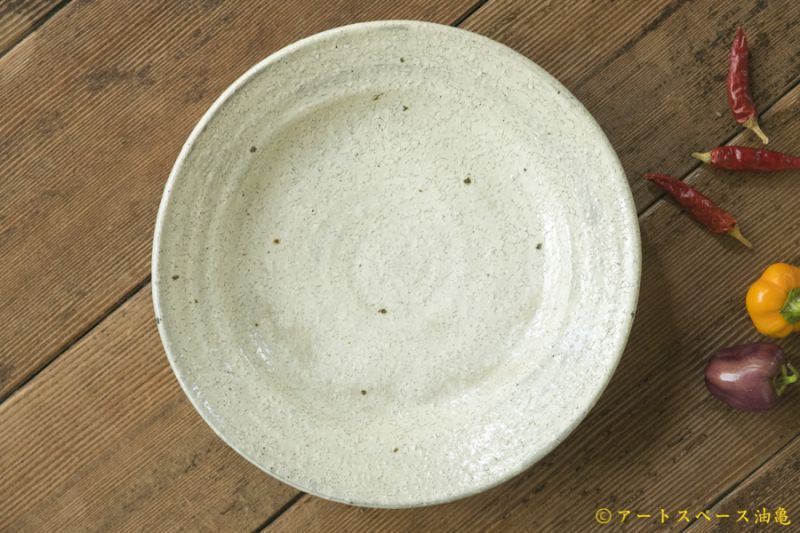 画像1: 工藤和彦「白樺ホワイト　７寸リム皿」【アソート作品】 (1)