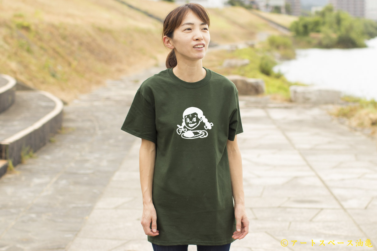 画像2: カレーちゃん家　カレー大好きガールTee（KHAKI）【レターパック対応商品】 (2)