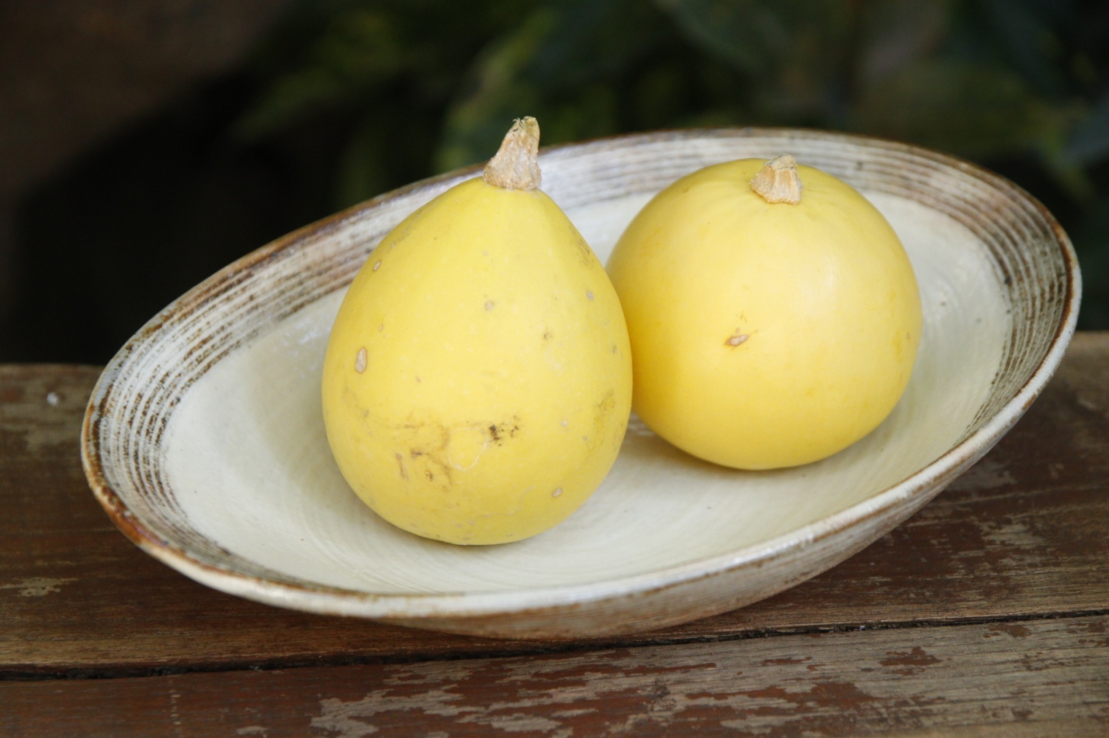 画像2: 古谷浩一　渕荒横彫　楕円深皿（中）【アソート作品】 (2)