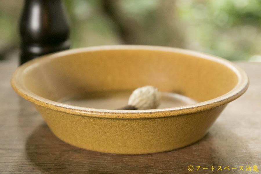 画像2: 長谷川哲也　浅鉢　１８ｃｍ　芥子【アソート作品】 (2)