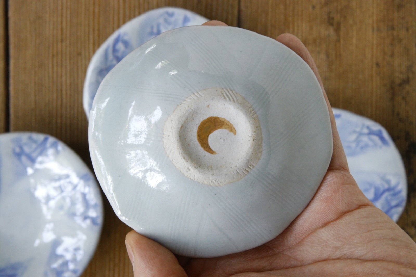 画像4: 肥後博己　Blue moon 豆皿【アソート作品】 (4)