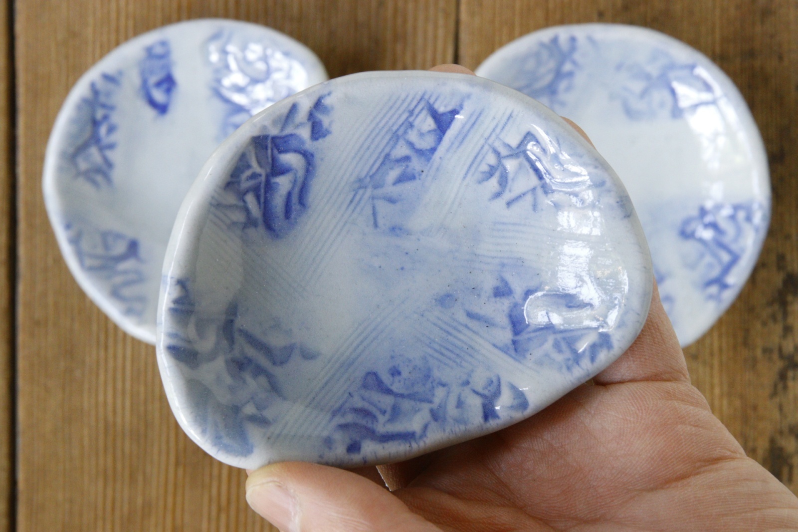 画像2: 肥後博己　Half moon 豆皿【アソート作品】 (2)