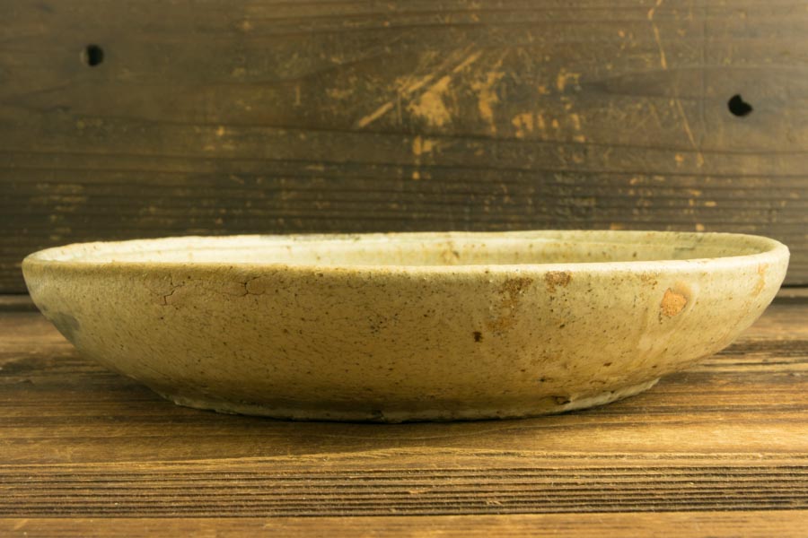 画像2: 加地学「化粧灰釉銅釉　8寸深鉢」 (2)