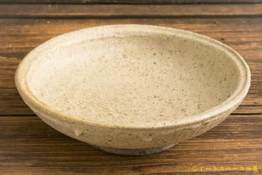 画像1: 加地学「白化粧銅釉　鉢」 (1)