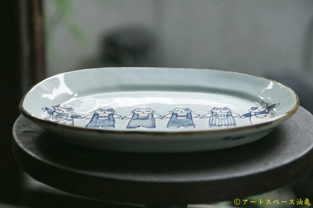 画像3: 喜多代京子 　楕円中皿 (3)