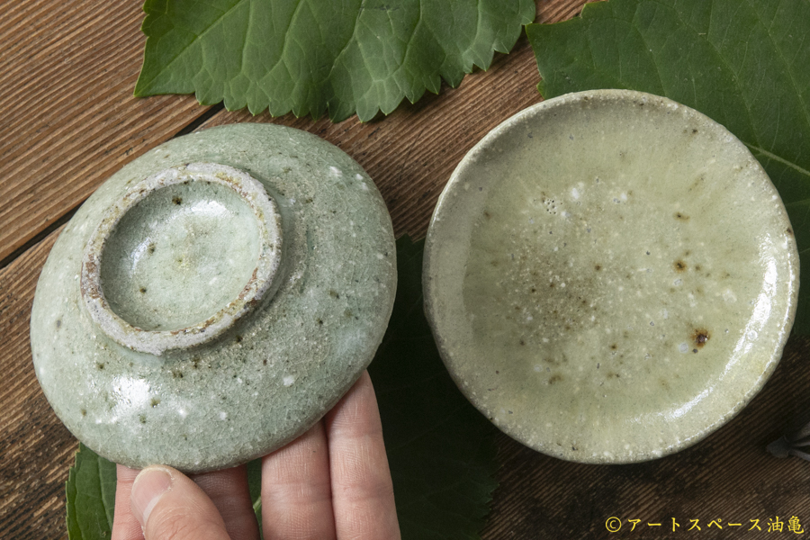 画像4: 三好敦子　灰釉　豆皿 (4)
