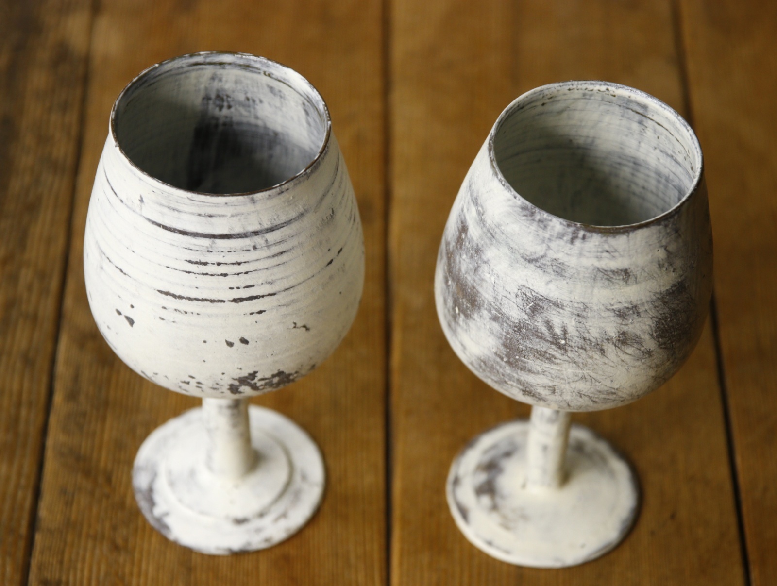 画像2: 大澤哲哉　ワイングラス　白　Wine glass white (2)