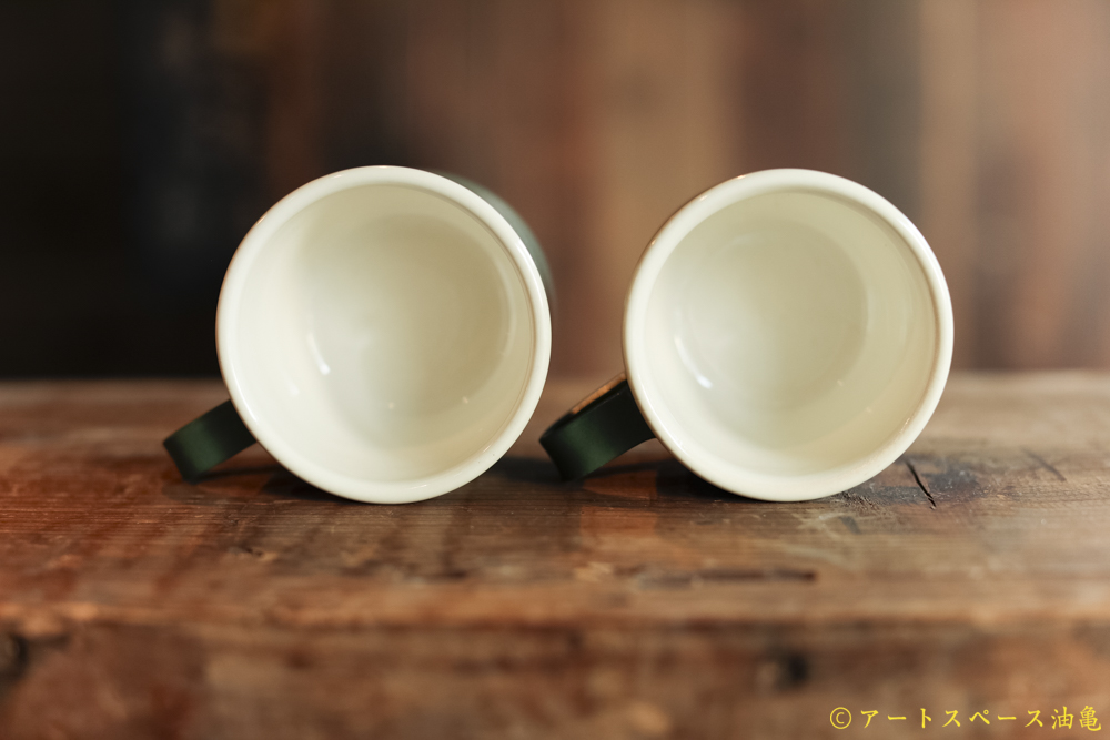 画像4: 大園篤志　玉縁マグ　小　グリーン (4)