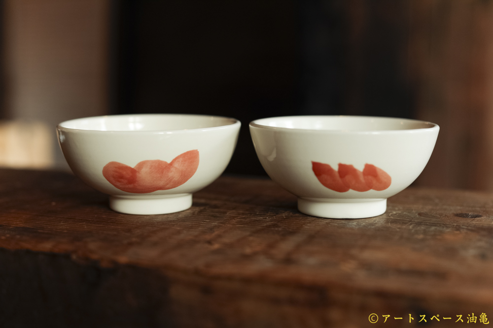 画像3: 大園篤志　茶碗　絵付　赤茶 (3)