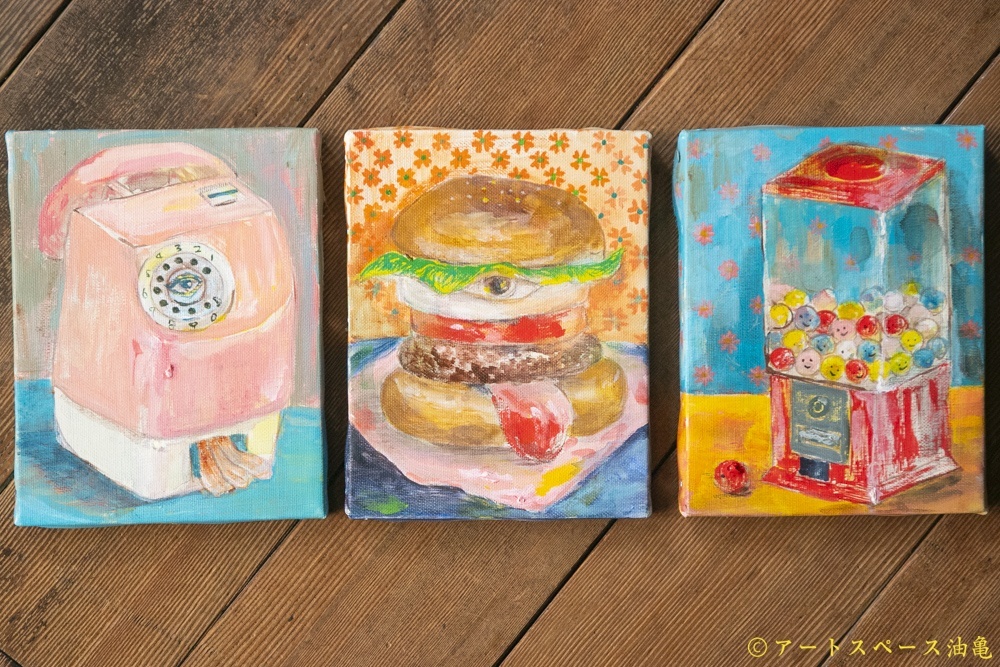 画像1: 田川亞希　絵画3連作「令和レトロ」 (1)