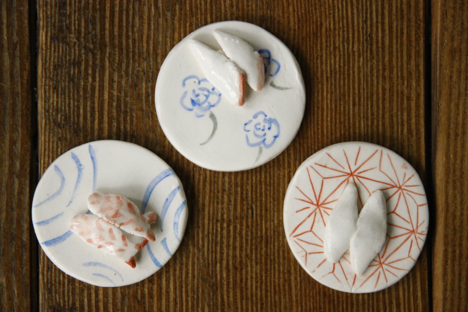 画像1: 田川亞希　すし箸置き (1)
