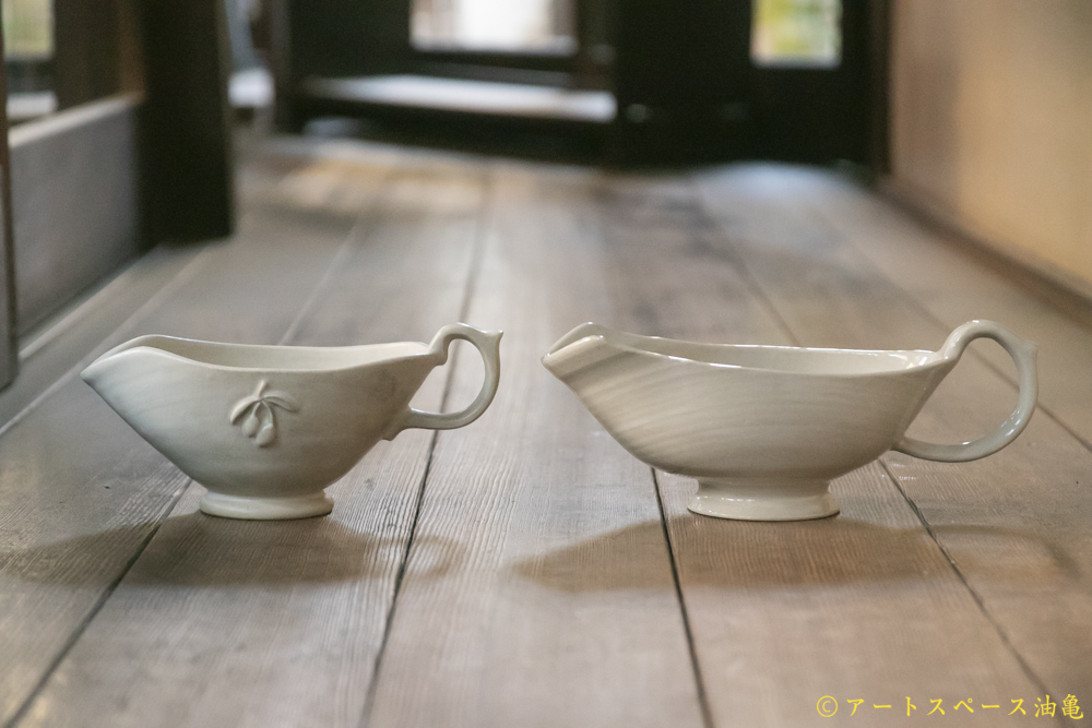 画像1: 内山太朗　グレービーボート　オリーブ／グレービーボート　大 (1)