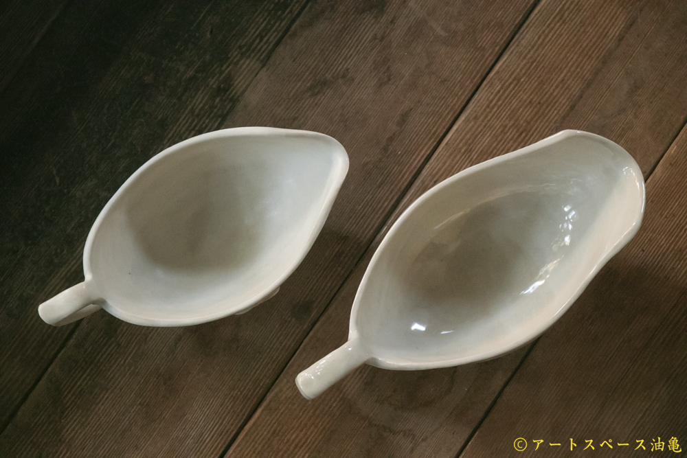 画像5: 内山太朗　グレービーボート　オリーブ／グレービーボート　大 (5)