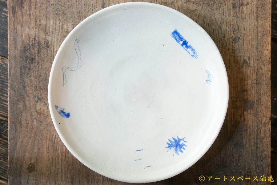 画像1: 矢尾板克則　色絵皿 (1)